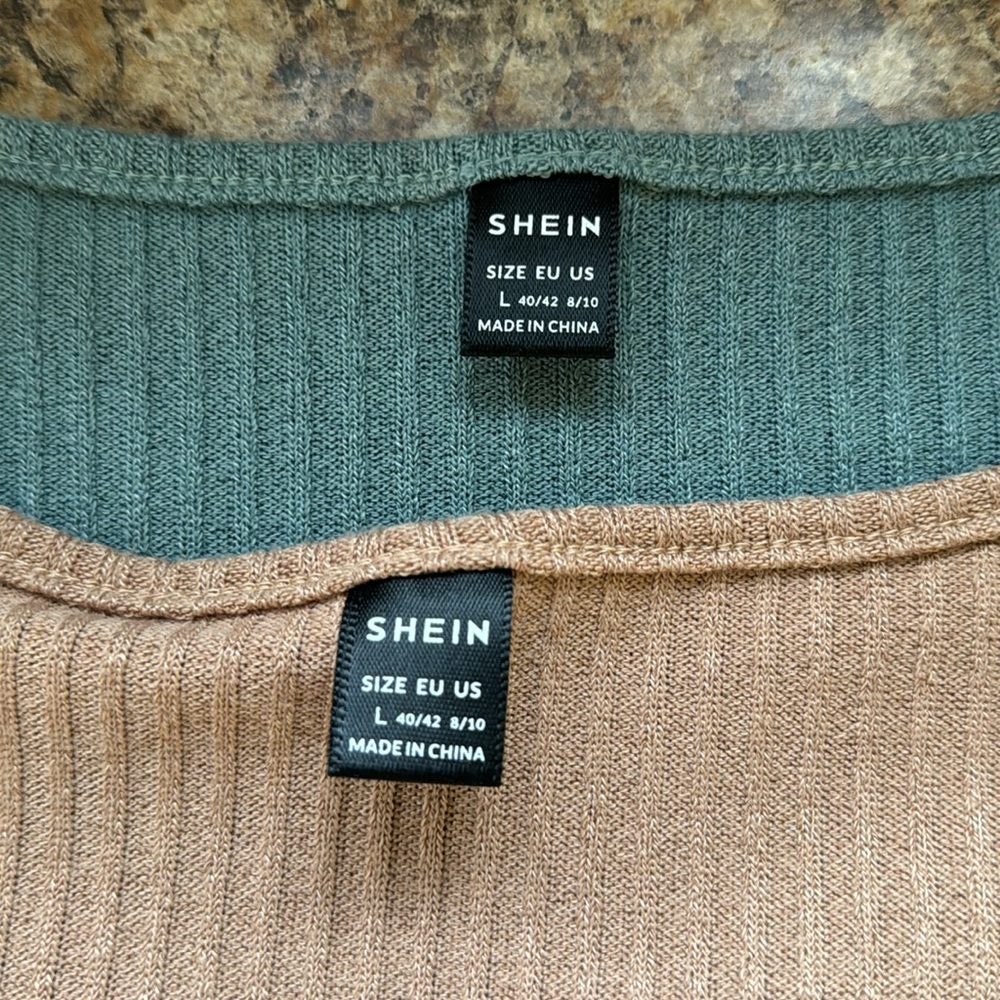 Shein Ribbed Cropped Top Bundle - Picture 4 of 6